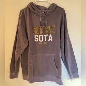Minnesota Light Purple Hoodie Size Large